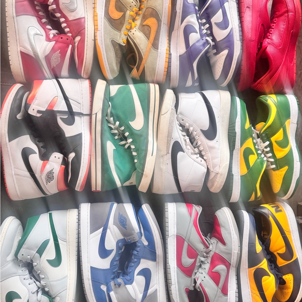Nike Mens Mixed Dunks Jordans 1